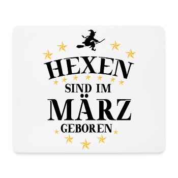 Hexen März - Mousepad (Querformat) - Weiß - Vorne