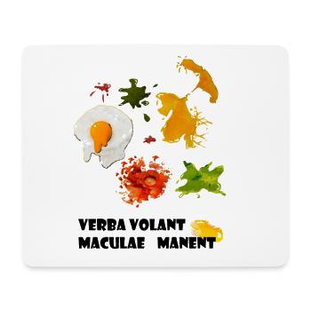 taches - Tapis de souris (format paysage) - blanc - Devant