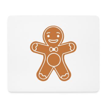 gingerbread man - Mouse Pad (horizontal) - white - Front