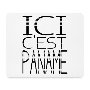 Ethereal Leopard Illustration in Black and White - Mouse Pad (horizontal) - white - Front