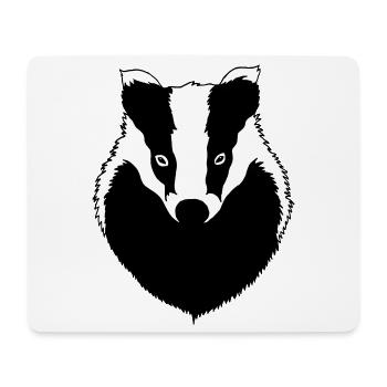 Dachs Kopf - Mousepad (Querformat) - Weiß - Vorne