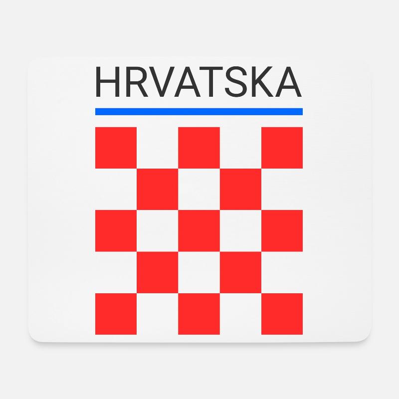 Hrvatska - Mousepad (Querformat) - Weiß