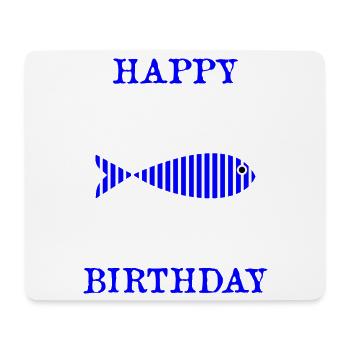 ALLES GUTE ZUM GEBURTSTAG. ALLES GUTE ZUM GEBURTSTAG. JAHRESTAG. - Mousepad (Querformat) - Weiß - Vorne