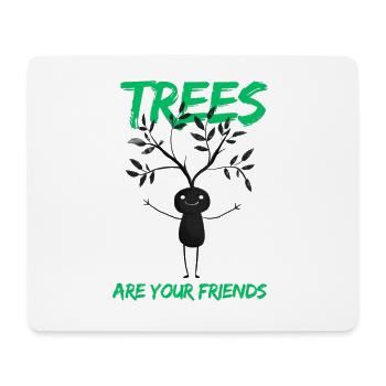Funny Tree Friend Motif - Mouse Pad (horizontal) - white - Front