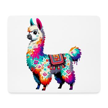Alpaka - Mousepad (Querformat) - Weiß - Vorne