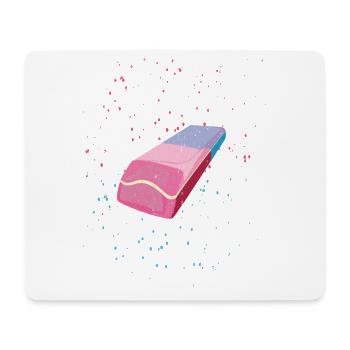 Gomme | Gomme - Tapis de souris (format paysage) - blanc - Devant