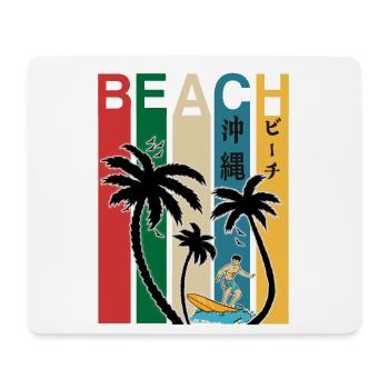 Okinawa Japan Beach Fun - Mousepad (Querformat) - Weiß - Vorne