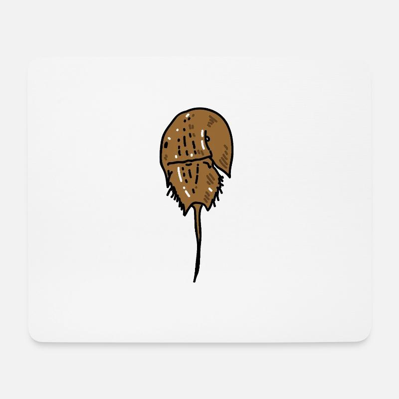 Ancient Horseshoe Crab - Mouse Pad (horizontal) - white