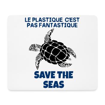 Save the sea - Mouse Pad (horizontal) - white - Front