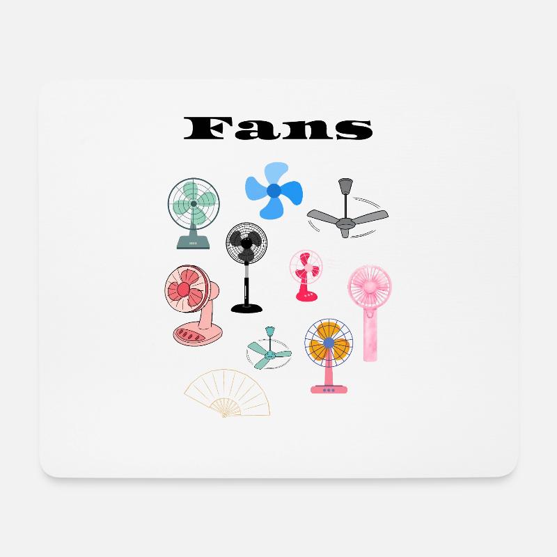 Eine Auswahl an Ventilatoren - Mousepad (Querformat) - Weiß