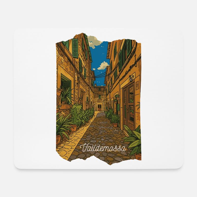 Valldemossa - Mallorca - Mouse Pad (horizontal) - white