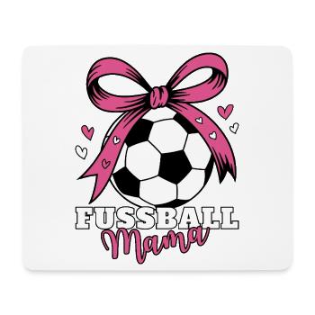 Maman Soccer - Tapis de souris (format paysage) - blanc - Devant