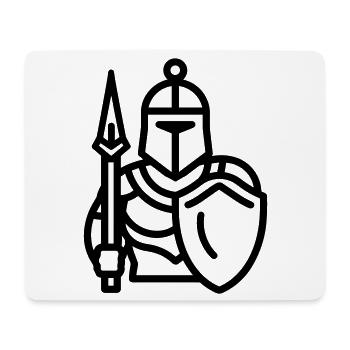 warrior - Mouse Pad (horizontal) - white - Front