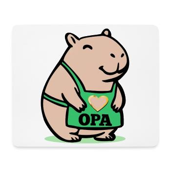 GRANDPA CAPYBARA CHEF - Mouse Pad (horizontal) - white - Front