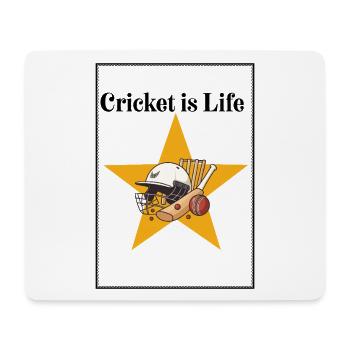 Cricket Star sur l’Étoile d’Or - Tapis de souris (format paysage) - blanc - Devant