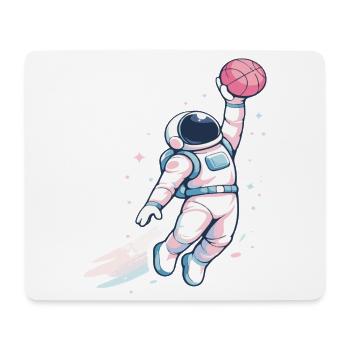 Cosmic Hoop Astronaut - Mouse Pad (horizontal) - white - Front