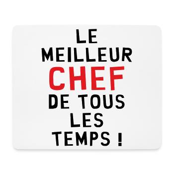 The Best Chef of All Time - Mouse Pad (horizontal) - white - Front