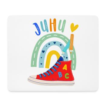 Schulkind  - Mousepad (Querformat) - Weiß - Vorne