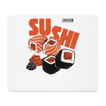 Sushi Japan Foodie Asia Essen Geschenk - Mousepad (Querformat) - Weiß - Vorne