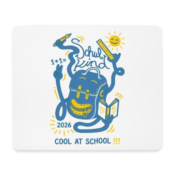 Cool at School 2026 First Year Enrollment - Mouse Pad (horizontal) - white - Front