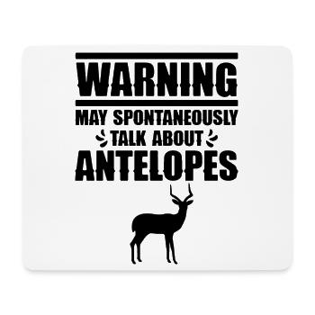 Antelope Humor Saying - Mouse Pad (horizontal) - white - Front