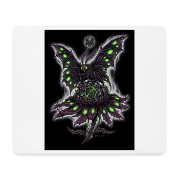 Nekro-Motten-Motte - Mousepad (Querformat) - Weiß - Vorne