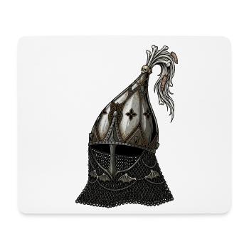 Gotische Nekromanten-Kiefernzapfen - Mousepad (Querformat) - Weiß - Vorne