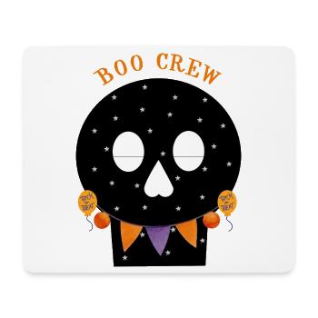 Starry Skull Boo Crew Halloween - Mousepad (Querformat) - Weiß - Vorne