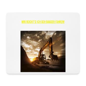 Mir reicht's! - Mousepad (Querformat) - Weiß - Vorne