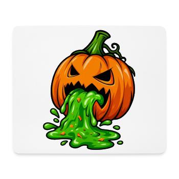 Giftiger Halloween Kürbis - Mousepad (Querformat) - Weiß - Vorne