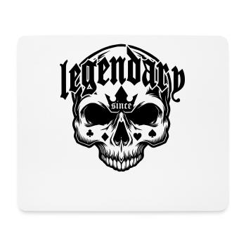 Legendär seit 1991 - Totenkopf | Farben änderbar - Mousepad (Querformat) - Weiß - Vorne