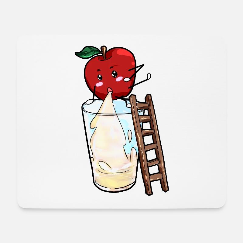 Apfel sabbert Apfelsaft - Mousepad (Querformat) - Weiß
