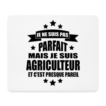 Agriculteur cadeau humour anniversaire agriculture - Tapis de souris (format paysage) - blanc - Devant