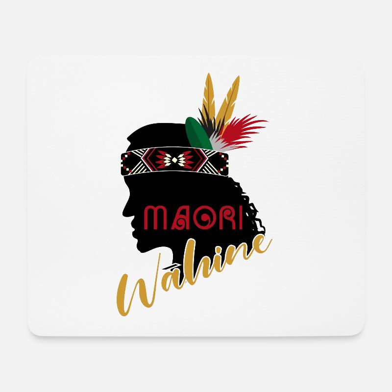 Maori - Mousepad (Querformat) - Weiß