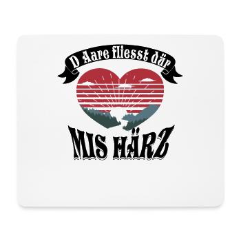 Aare Bern Bärn - Mousepad (Querformat) - Weiß - Vorne