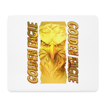 Eagle Head Gold Bird of Prey Bird Animal Nature - Mouse Pad (horizontal) - white - Front