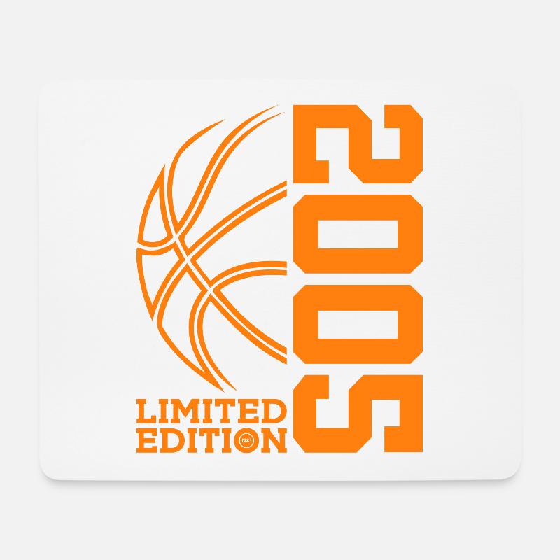 LIMITED EDITION 2005 BASKETBALL 21. GEBURTSTAG - Mousepad (Querformat) - Weiß