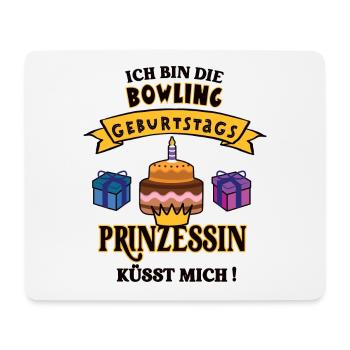Bowling Spielerin Geburtstag Bowlingspielerin Geb - Mousepad (Querformat) - Weiß - Vorne