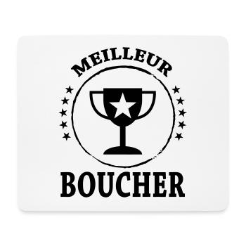 Meilleur Boucher - Tapis de souris (format paysage) - blanc - Devant
