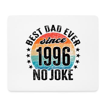 Bester Papa der Welt seit 1996 Vatertag - Mousepad (Querformat) - Weiß - Vorne