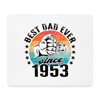 Bester Papa der Welt seit 1953 Vatertag - Mousepad (Querformat) - Weiß - Vorne