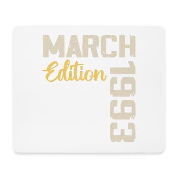 Mars 1993 Cadeau Anniversaire Mars 1993 - Tapis de souris (format paysage) - blanc - Devant