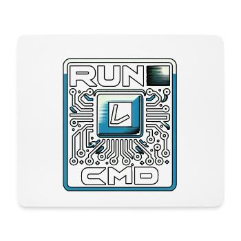Run Cmd 38 - Mouse Pad (horizontal) - white - Front
