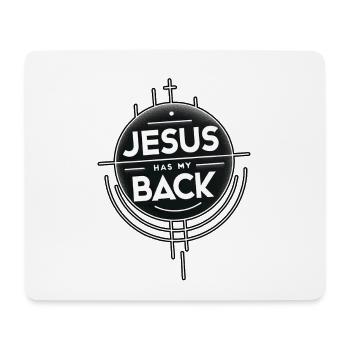 Jésus me soutient 19 - Tapis de souris (format paysage) - blanc - Devant