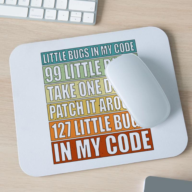 99 petits bugs dans mon code 6 Tapis de souris (format paysage)