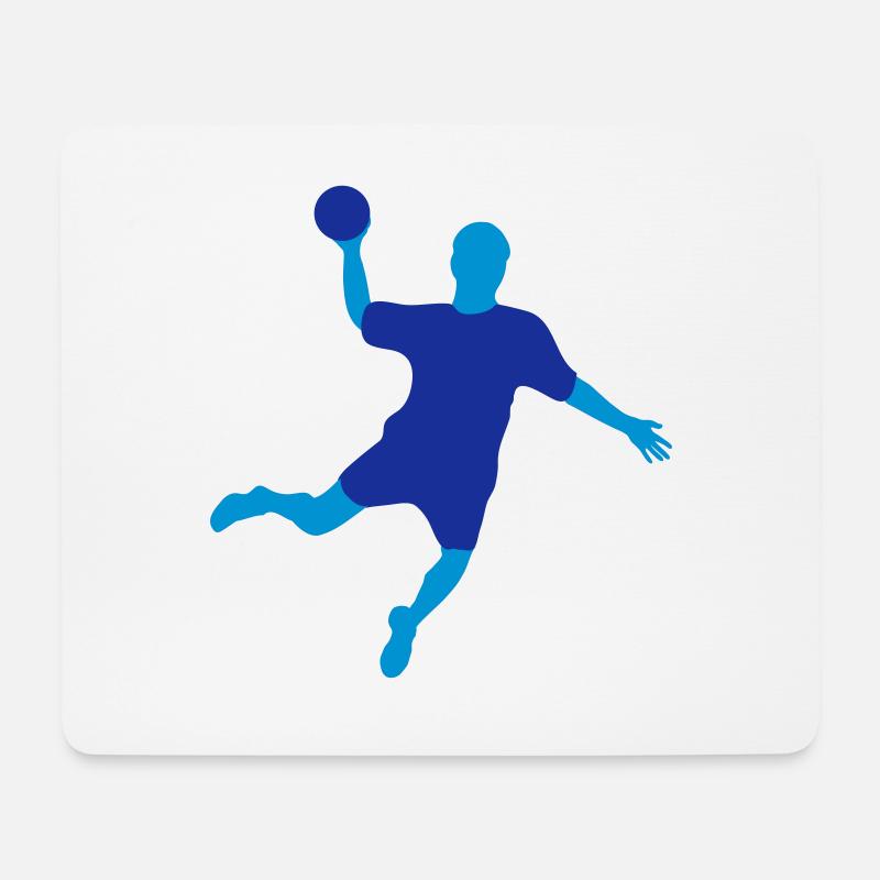 Handball - Mousepad (Querformat) - Weiß