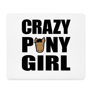 pony - Mouse Pad (horizontal) - white - Front
