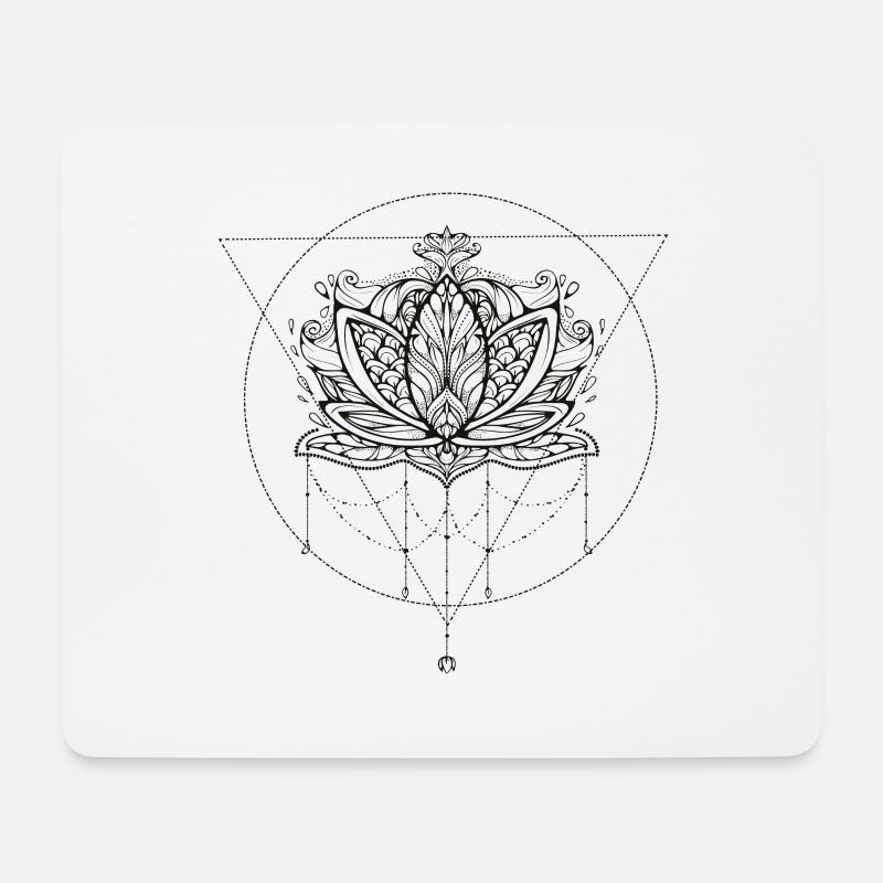 lotus - Mouse Pad (horizontal) - white