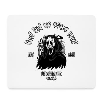 Boo! Did we scare you - Ghostface - Mousepad (Querformat) - Weiß - Vorne