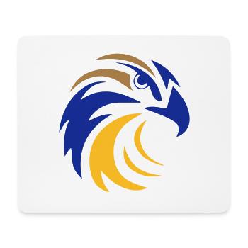 Adlerkopf Eagle - Mousepad (Querformat) - Weiß - Vorne